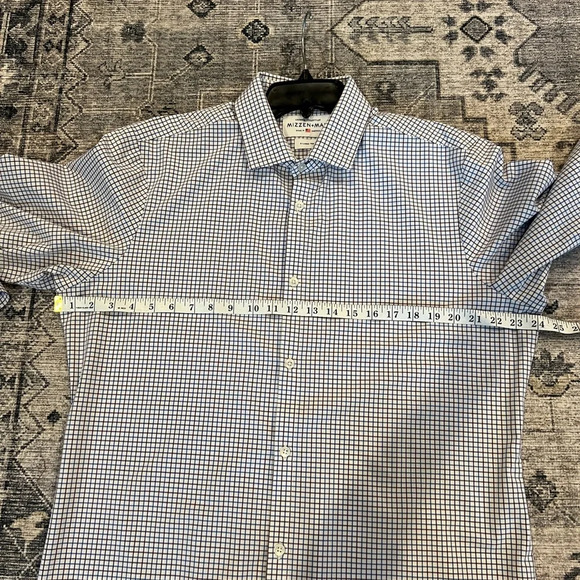 Mizzen+Main men’s Leeward long sleeve dress shirt size XL trim fit - Picture 7 of 9